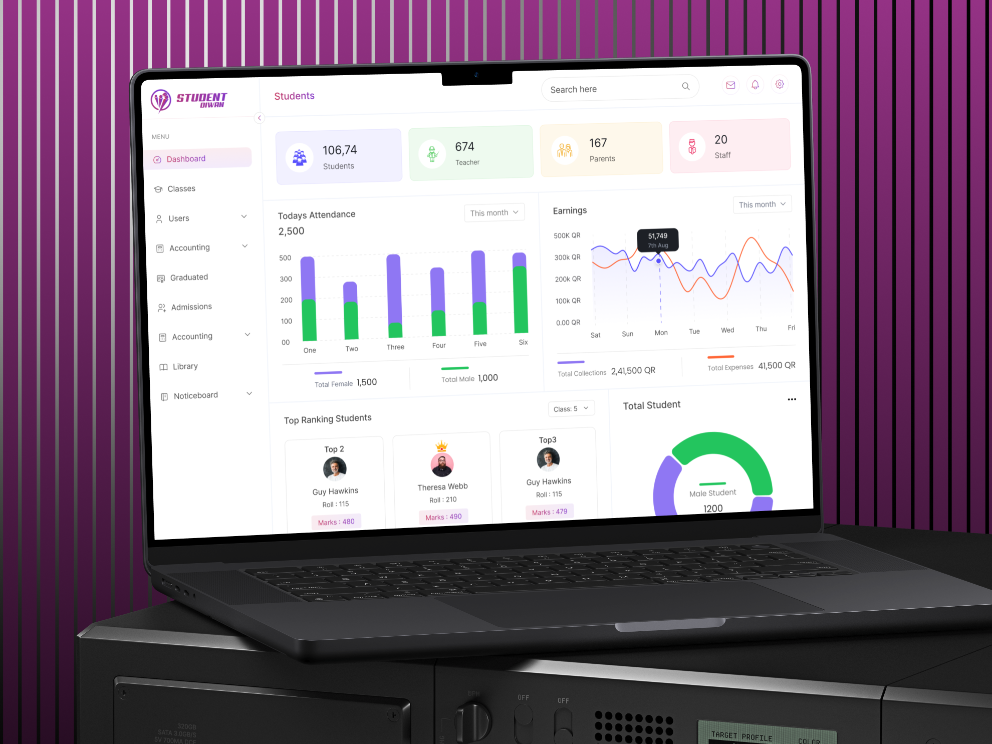 Student Diwan - Learning Management System UI/UX Design Web Development - Expert Squad