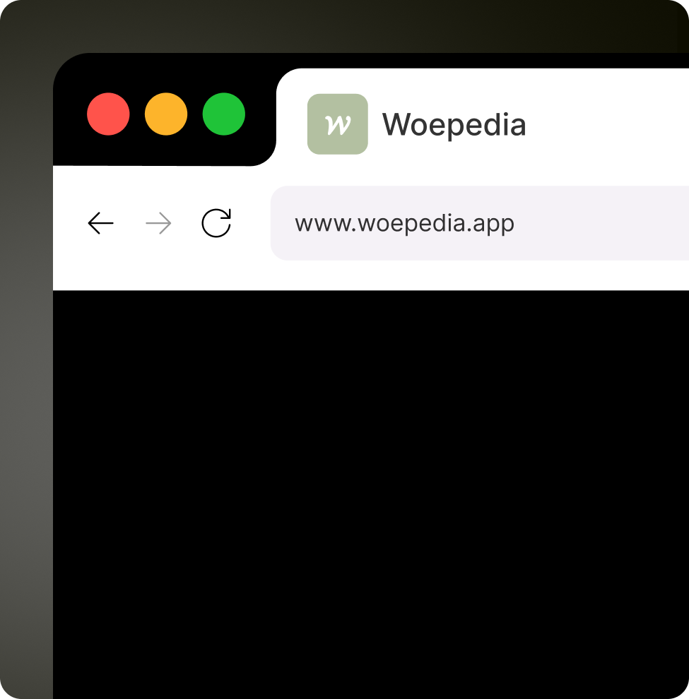 Branding Image of Woepedia - Expert Squad