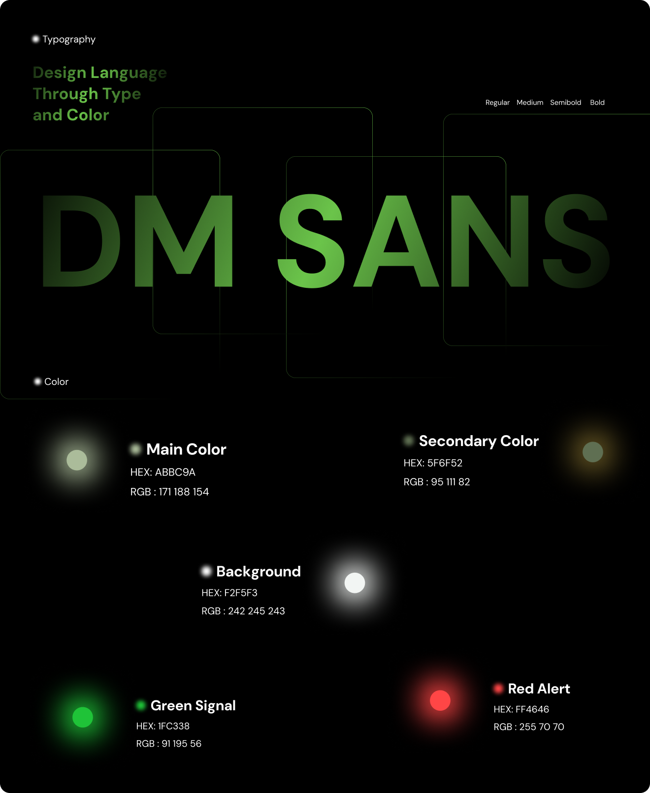 Typhography and Color Palette for Woepedia - Expert Squad